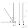  4G Rubber Antenna drawing