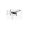 Outdoor UHF/VHF TV Antenna with 60-Mile Reach