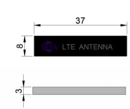 SMD patch antenna Dimensions