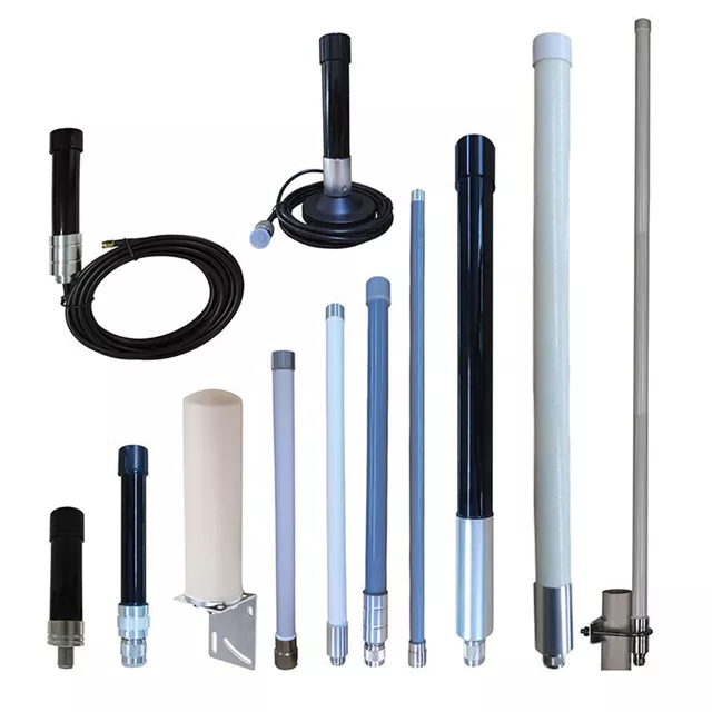 Different types of fiberglass antennas