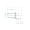 C06 Drawing SMA R/A Connector for PCB Welding Good Quality for Golden Plated