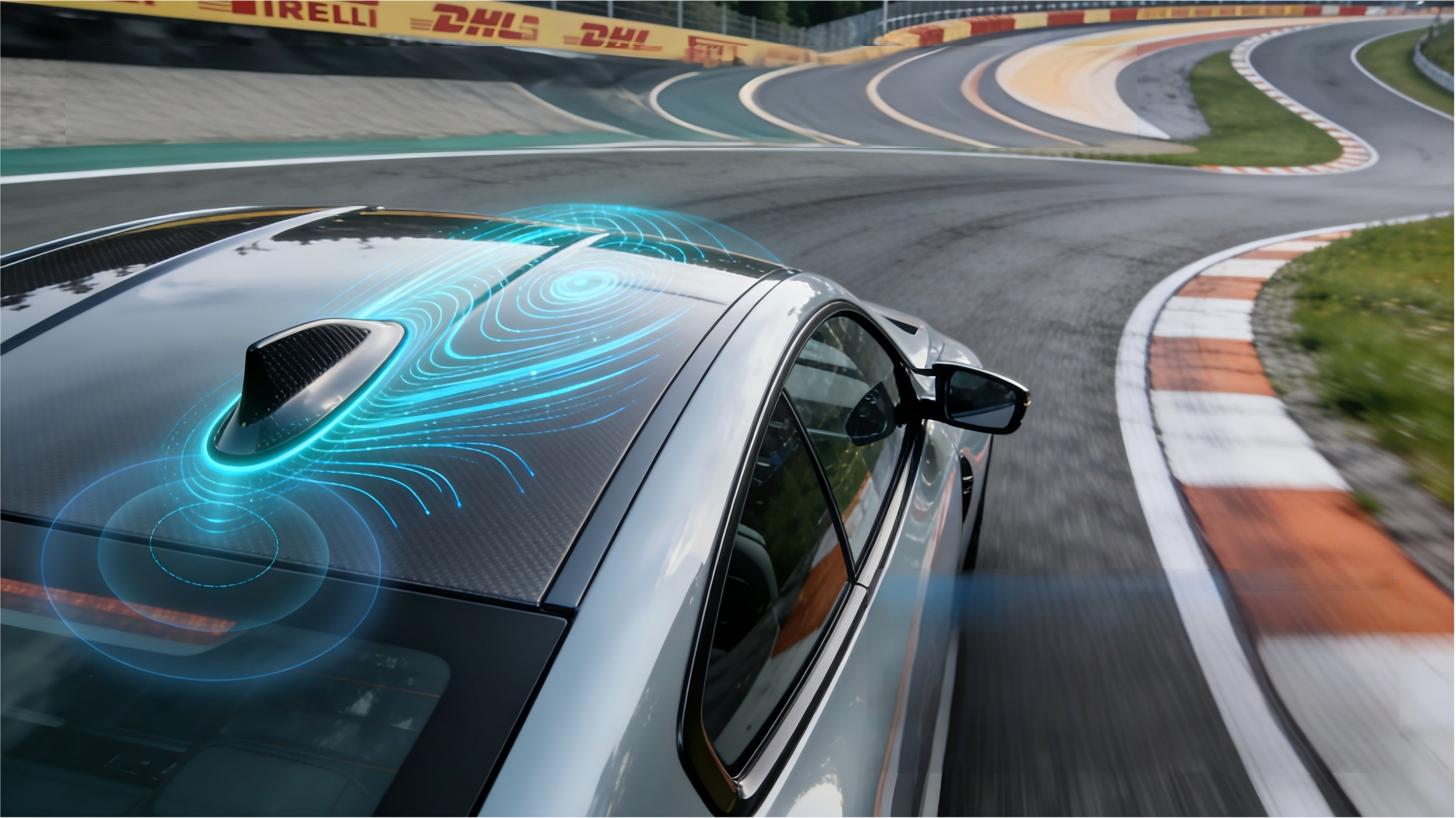 Shark Fin antenna used in racing