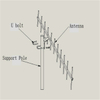 Yagi antenna installation diagram