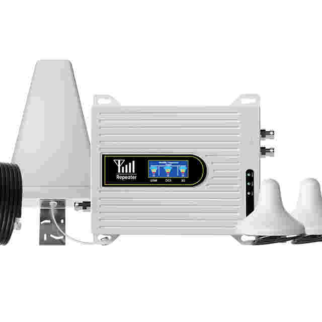 900/1800/2100MHz Tri-Band High-Gain 75dBi Repeater
