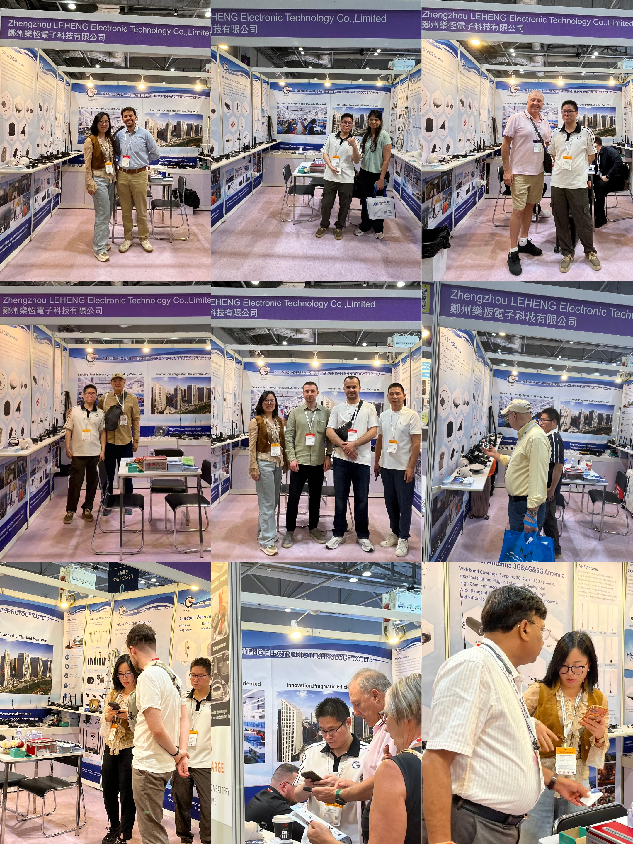 Group photo of customers