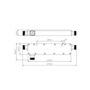 136-174MHz 5-20dB N-Female IP60 Directional Coupler 