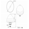 TNC Straight Female GNSS Antenna High Gain for Outdoor 225