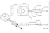 Combo Antenna Gpsglonass And Lte And Wifi with 3 Cables Out GL-DY056