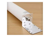 White color Broadband Fiberglass Omni Antenna for Outdoor Public Spaces