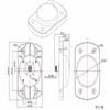 GNSS Surveying Antenna GL234D for Global Positioning