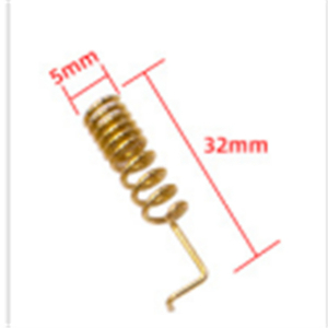 phosphor copper Vertical 2dBi Gain spring Antenna GL-DYG1302 