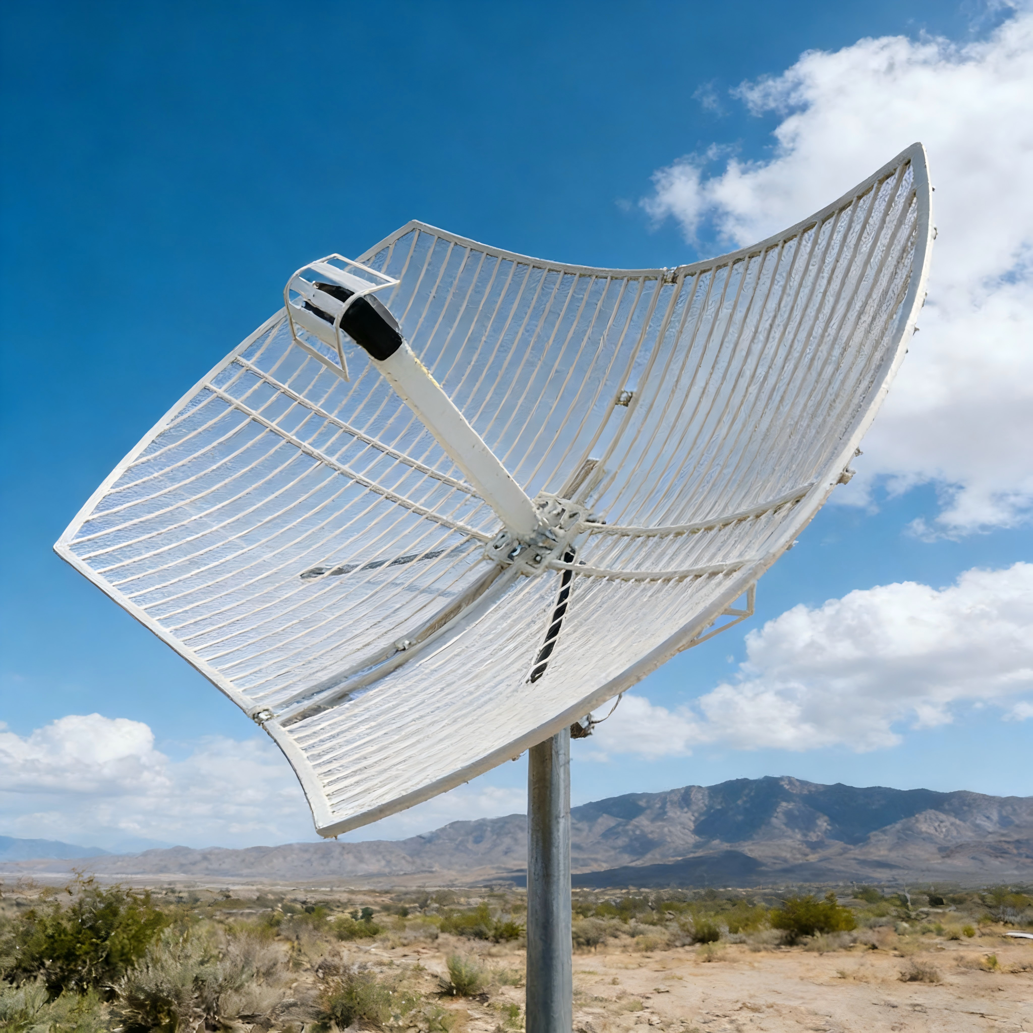 Grid parabolic antenna