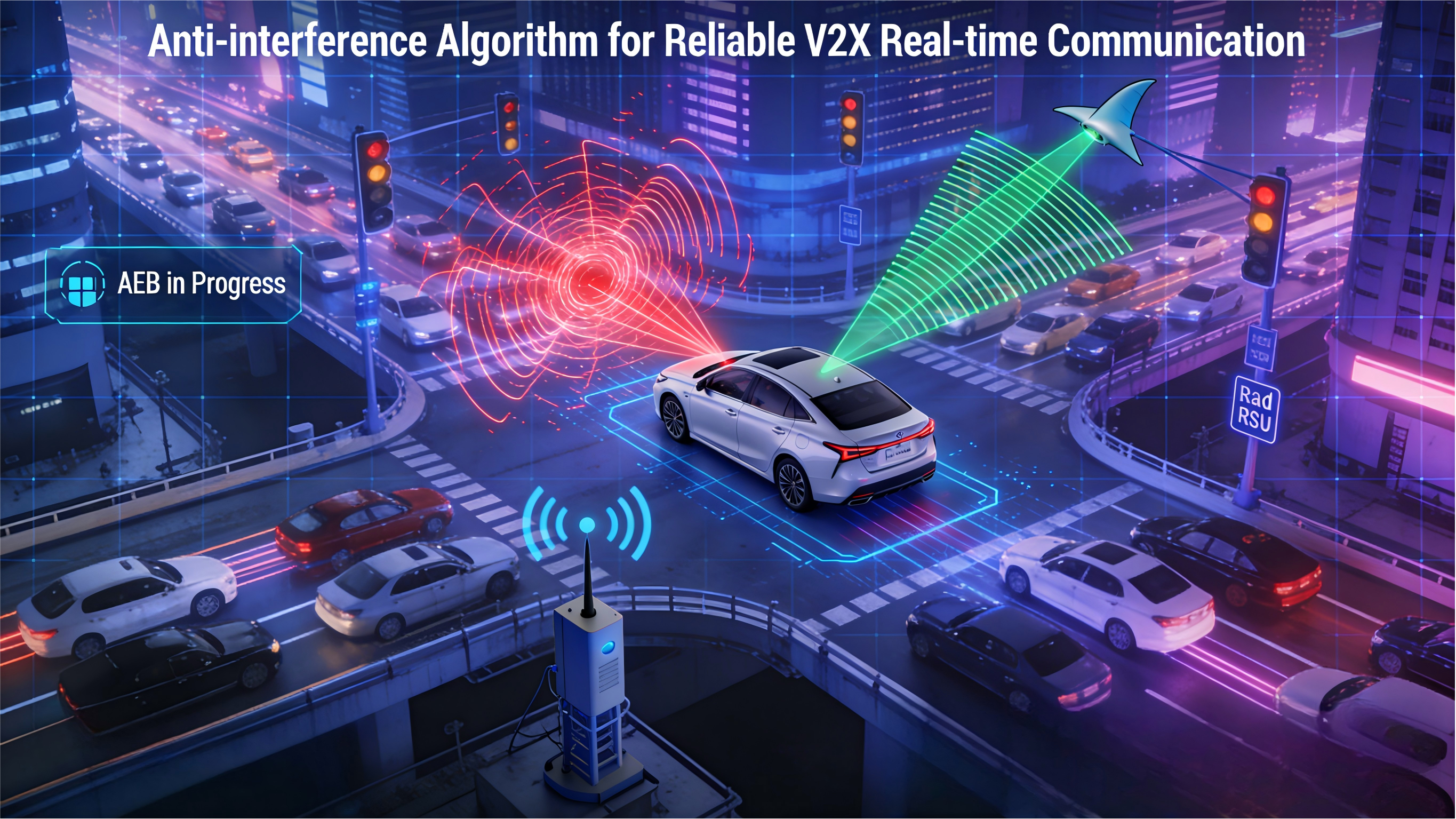 Shark fin antenna used in cities