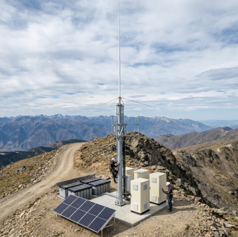 136-174MHz 6.7dBi Omnidirectional Fiberglass Base Station Antenna Application Scenario Diagram