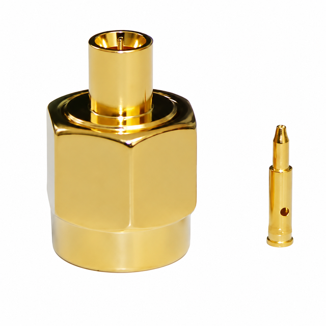 SMA RF Coaxial Connector Supporting Wide Frequency Bandwidth up to 6GHz
