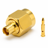 SMA RF Coaxial Connector Supporting Wide Frequency Bandwidth up to 6GHz
