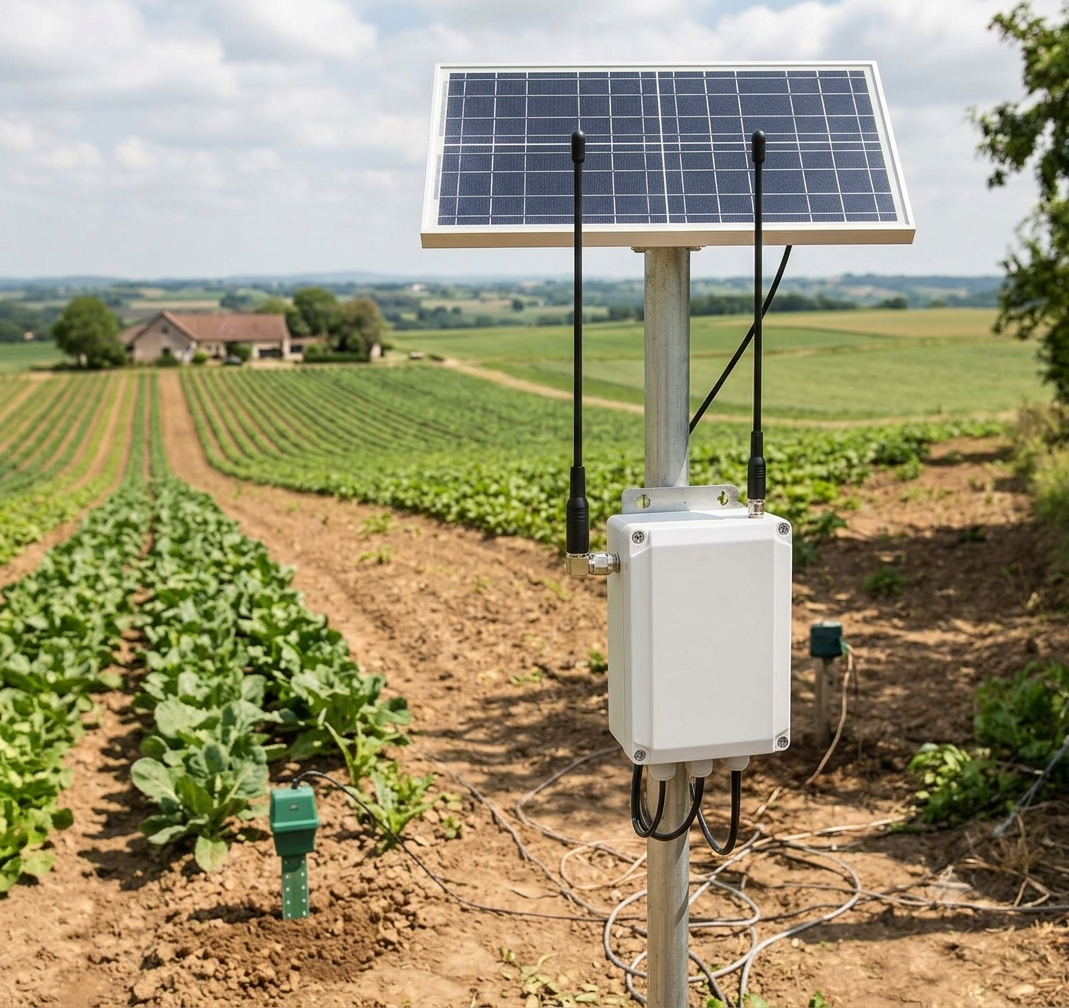 Lora IoT Agricultural scene